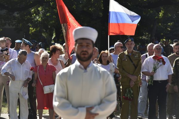Молебен в честь Дня ВДВ в Симферополе