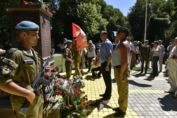 Празднование Дня ВДВ в Симферополе