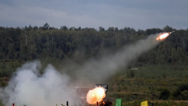 Реактивная система залпового огня БМ-21 Град