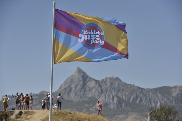 Флаг с логотипом Koktebel Jazz Party 2017