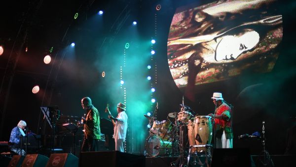 Участники коллектива Brazil All Stars во время выступления на фестивале Koktebel Jazz Party 2017.