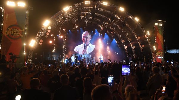 Президент РФ Владимир Путин посетил фестиваль Koktebel Jazz Party 2017. 20 августа 2017