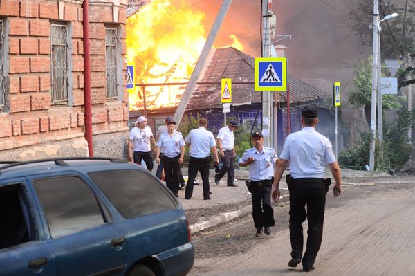 Пожар в Ростове-на-Дону Пожар в Ростове-на-Дону