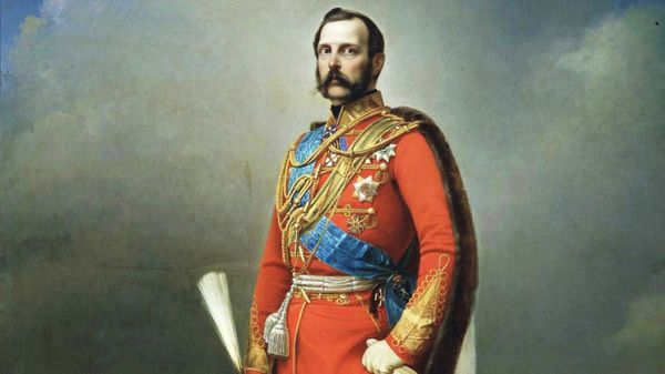 Фрагмент портрета Александра II кисти Николая Лаврова (1873 год). Фрагмент портрета Александра II кисти Николая Лаврова (1873 год).