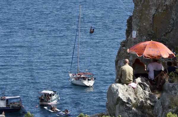 Соревнования Freerate Cliff Diving World Cup в Симеизе. 25 августа 2017