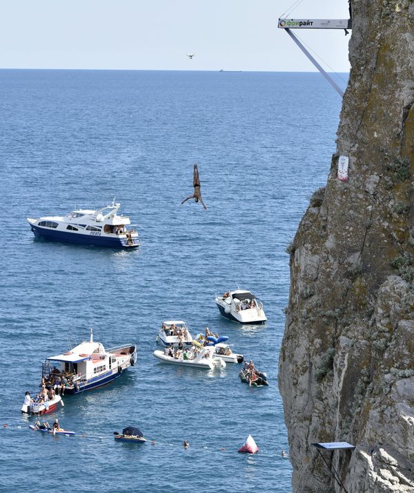 Соревнования Freerate Cliff Diving World Cup в Симеизе. 25 августа 2017
