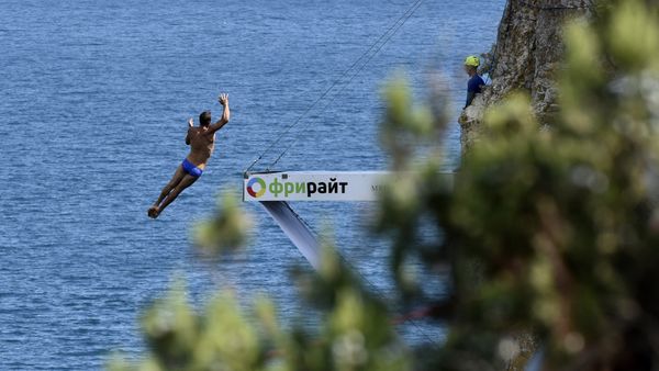 Соревнования Freerate Cliff Diving World Cup в Симеизе. 25 августа 2017