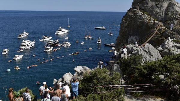 Соревнования Freerate Cliff Diving World Cup в Симеизе. 25 августа 2017