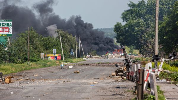 Дорога в Донецкой области