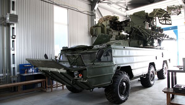 Зенитный ракетный комплекс Оса на базе строящегося в Севастополе инновационного центра по обслуживанию систем ПВО