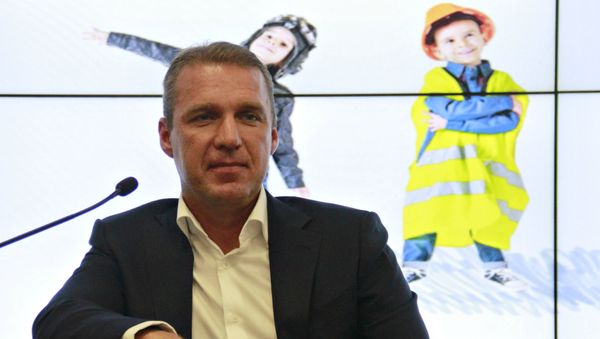 И. о. президента РНКБ Алексей Щербаков на презентации проекта Азбука профессий