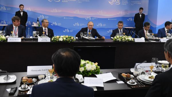 Рабочая поездка президента РФ В. Путина в Приморский край. День второй