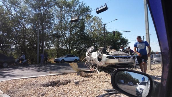 ДТП на Евпаторийском шоссе в Симферополе