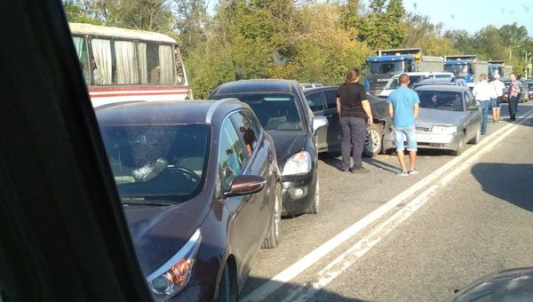 ДТП в районе поселка Молодежное около Симферополя