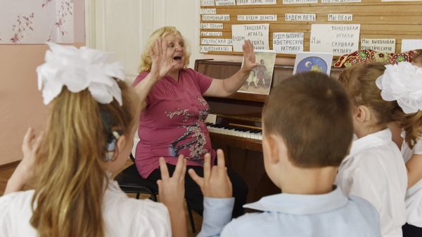 Урок музыкальной ритмики