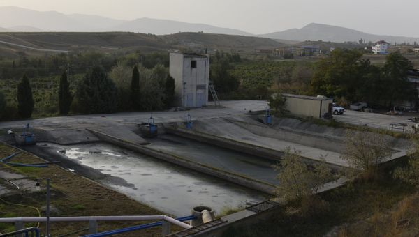 Очистные сооружения в Коктебеле