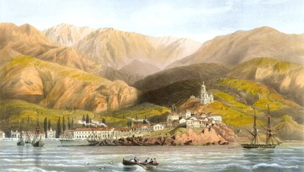 Картина Карло Боссоли Вид Ялты. 1856 год