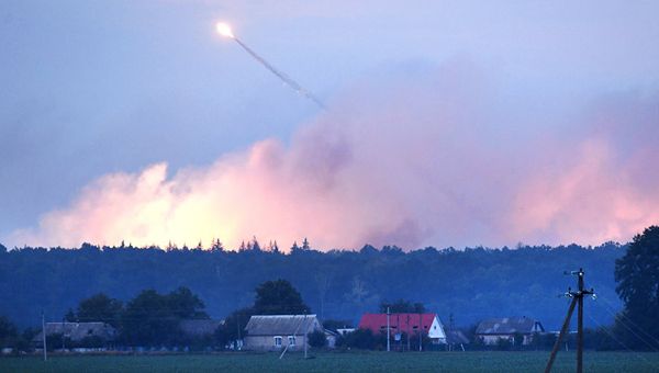 Пожар на военной базе в городе Калиновка в Винницкой области. 27 сентября 2017