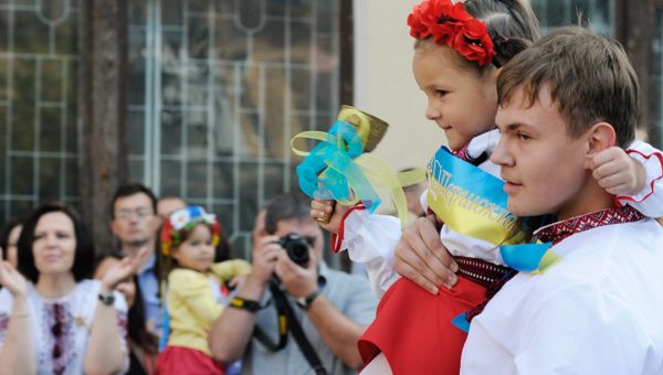 Начало учебного года в школах Украины