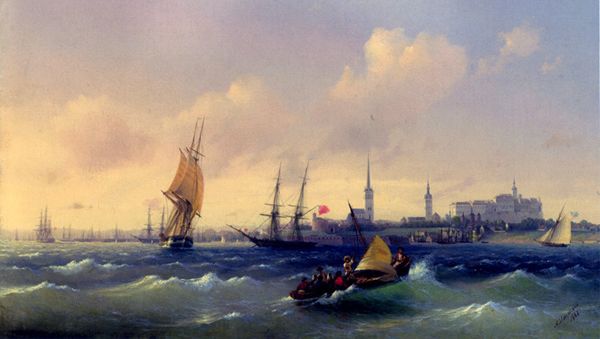 Картина Ивана Айвазовского Вид на Ревель, 1844 год