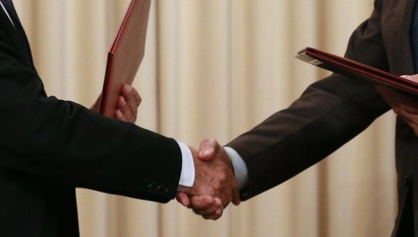 Встреча глав МИД РФ и Франции С.Лаврова и Ж.-И. Ле Дриана