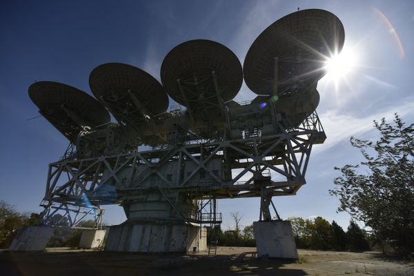 Радиотелескоп АДУ-1000 в Центре дальней космической связи в селе Витино под Евпаторией