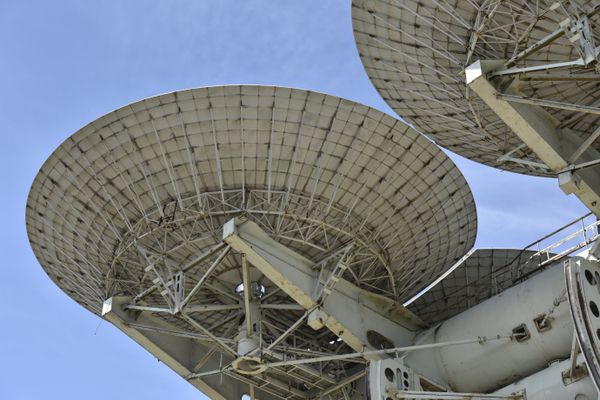 Радиотелескоп АДУ-1000 в Центре дальней космической связи в селе Витино под Евпаторией