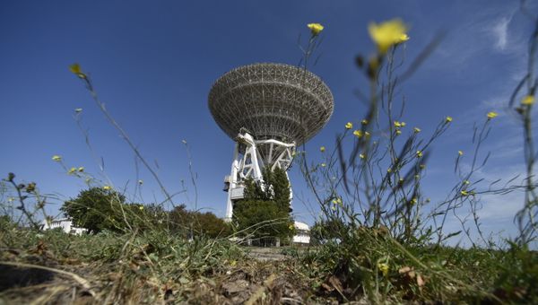 Радиотелескоп П-2500 (РТ 70) в Центре дальней космической связи в селе Витино под Евпаторией