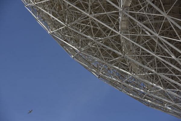 Радиотелескоп П-2500 (РТ 70) в Центре дальней космической связи в селе Витино под Евпаторией