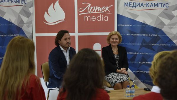 Пресс-конференция вице-премьер-министра правительства РФ Ольги Голодец в медиа-кампусе МИА Россия сегодня в Артеке