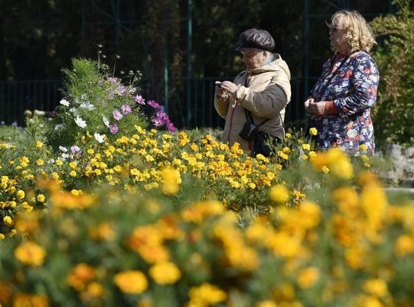 Женщины в Ботаническом саду Крымского федерального университета им.Вернадского в Симферополе Женщины в Ботаническом саду Крымского федерального университета им.Вернадского в Симферополе