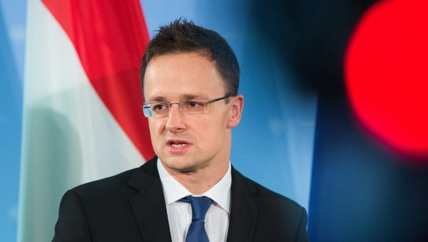 Глава МИД Венгрии Петер Сиярто