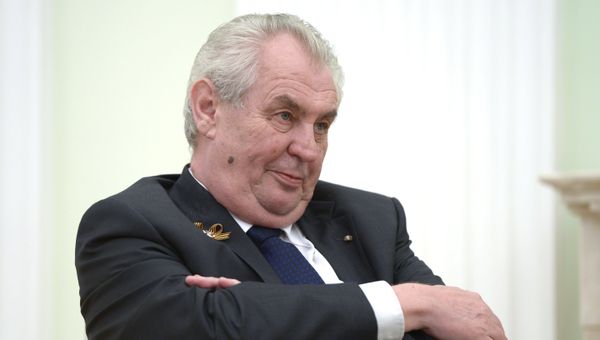 Президент Чешской Республики Милош Земан. Архивное фото