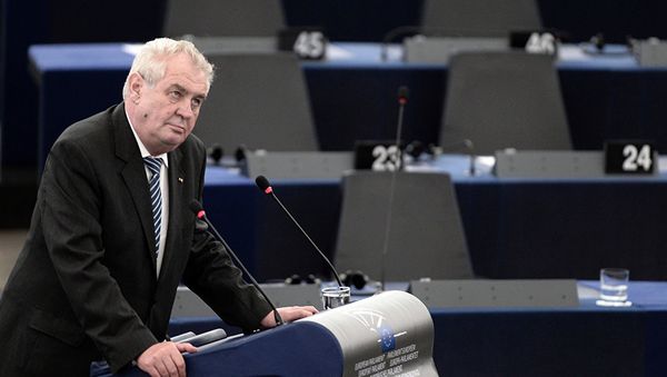 Президент Чехии Милош Земан