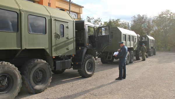 Отправка крымских призывников на службу в Вооруженные силы России