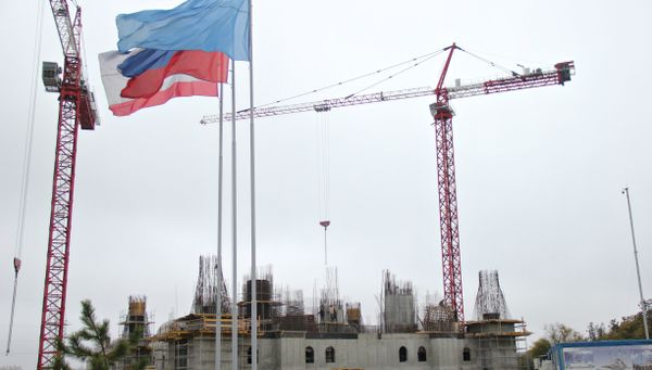 Строительство Соборной мечети в Симферополе