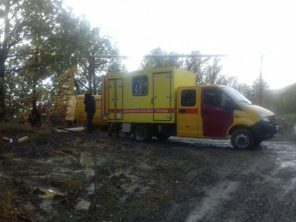  Место повреждения газопровода под Алуштой