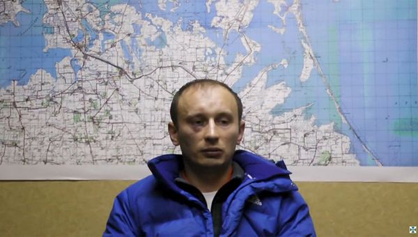 Российский военнослужащий Александр Баранов