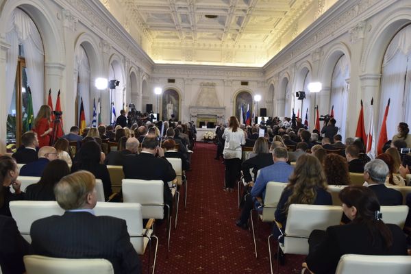 Открытие международной конференции Россия, Крым и современные международные отношения в Ливадийском дворце