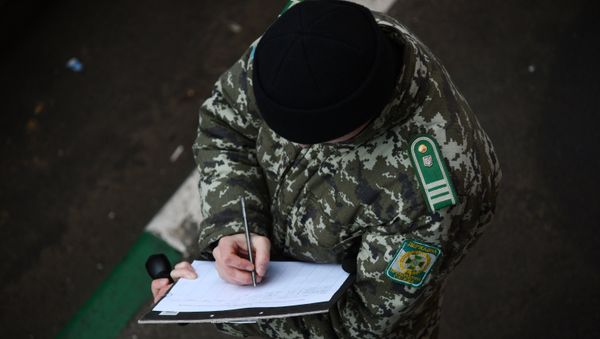 Украинский пограничник