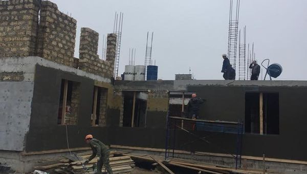 Строительство корпусов детского сада Березка в Симферополе