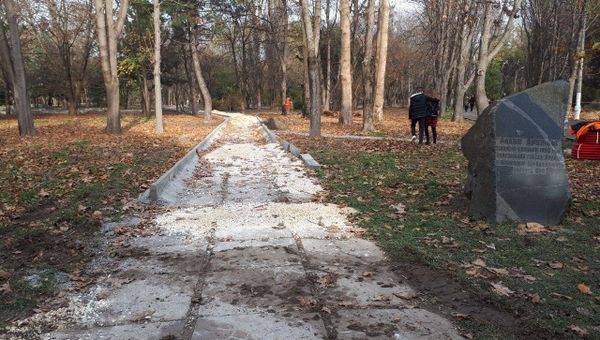 Реконструкция в парке им. Гагарина в Симферополе