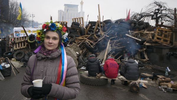 Акция протеста в центре Киева. Декабрь 2013 Акция протеста в центре Киева. Декабрь 2013