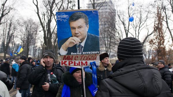 Акция протеста в центре Киева. Декабрь 2013