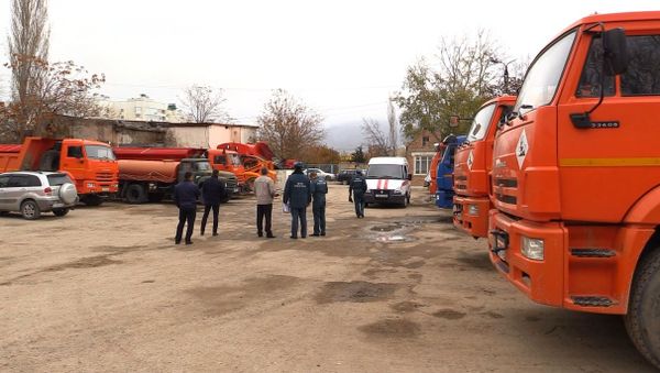 МЧС проинспектировало снегоуборочную технику