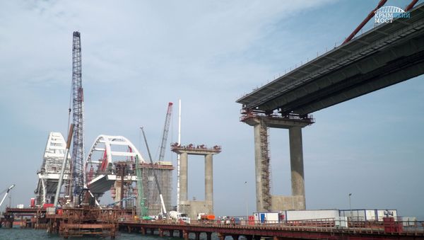 Строительство моста через Керченский пролив