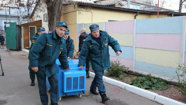 Доставка генератора в детский дом на ул. Зои Жильцовой в Симферополе
