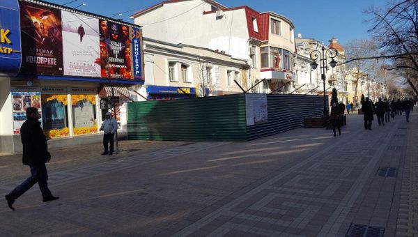 Реконструкция здания в центре Симферополя