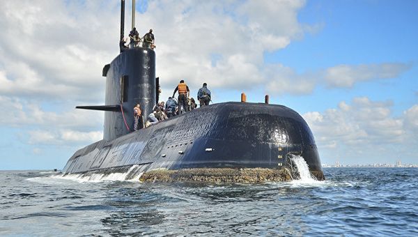 Подводная лодка Сан-Хуан ВМС Аргентины. Архивное фото