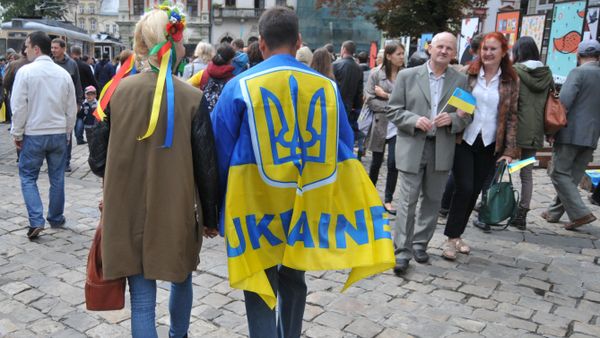 На улице Львова, Украина. Архивное фото